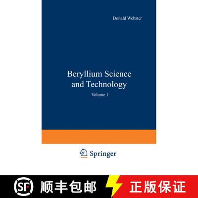 【3-4周达】Beryllium Science and Technology: Volume 1 (Softcover reprint of the original 1st ed. 1979... [9781468434316]