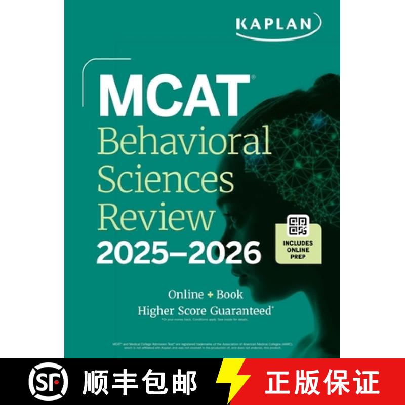 【3-4周达】MCAT Behavioral Sciences Review 2025-2026: Online + Book [9781506294049]