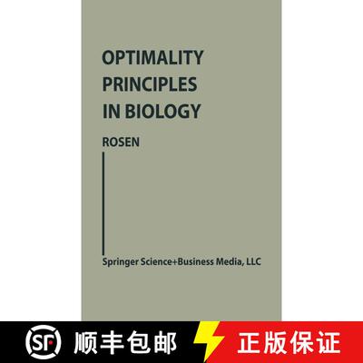 【3-4周达】Optimality Principles in Biology [9781489962072]
