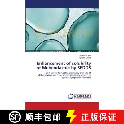 【3-4周达】Enhancement of solubility of Mebendazole by SEDDS [9783659116339]