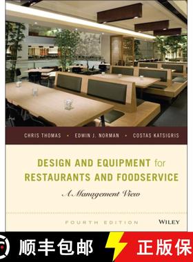 【3-4周达】Design And Equipment For Restaurants And Foodservice: A Management View, Fourth Edition [W... [9781118297742]