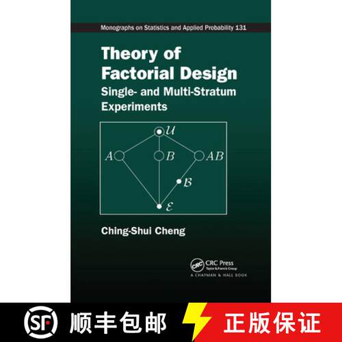 【3-4周达】Theory of Factorial Design : Single- and Multi-Stratum Experiments [9780367378981]