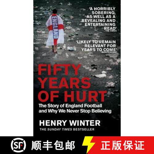 【3-4周达】Fifty Years of Hurt : The Story of England Football and Why We Never Stop Believing [9781784161729]