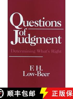 【3-4周达】Questions of Judgment: Determining What's Right [9780879759605]
