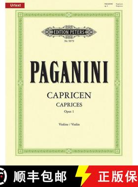 【3-4周达】24 Caprices Op. 1 for Violin: Urtext [9790014079246]