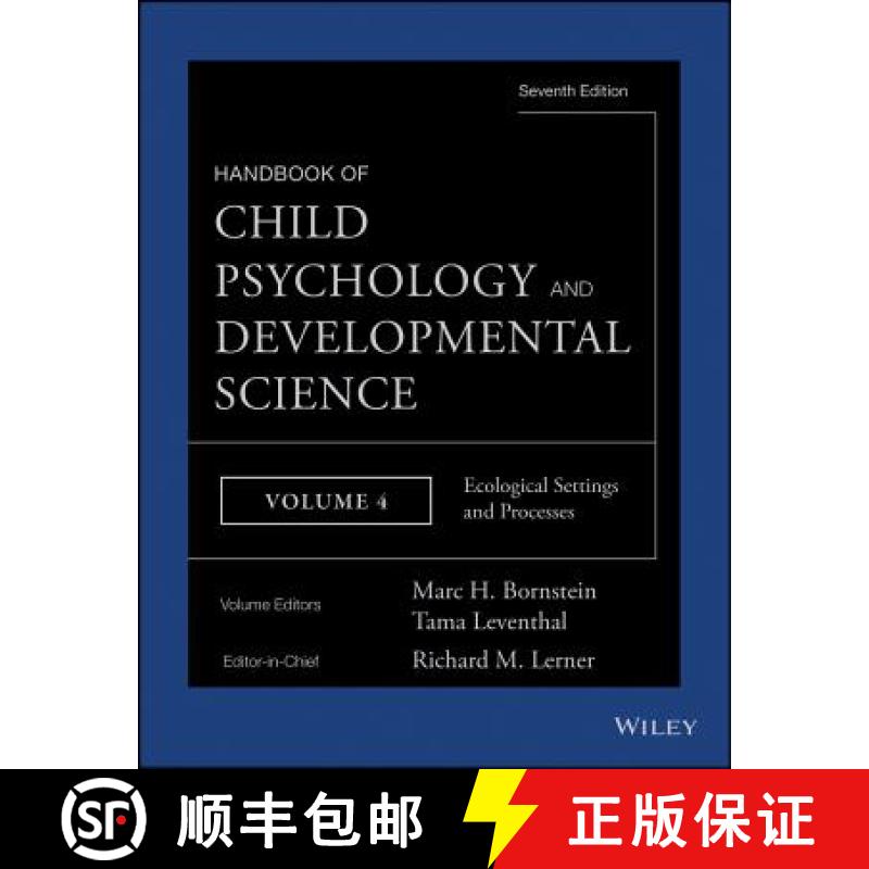 【3-4周达】Handbook Of Child Psychology And Developmental Science, 7Th Edition V 4: Ecological Settin... [9781118136805]