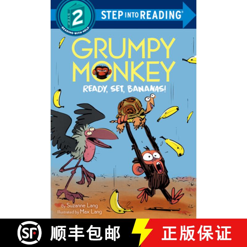 【3-4周达】Grumpy Monkey Ready, Set, Bananas! [9780593428351]