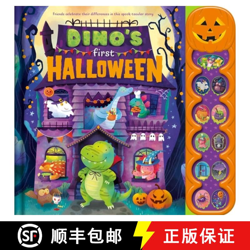 预订 Dino's First Halloween: Friends Celebrate Their Differences in This Spook-Tacular Noisy Sound-Bu... [9781839036996]