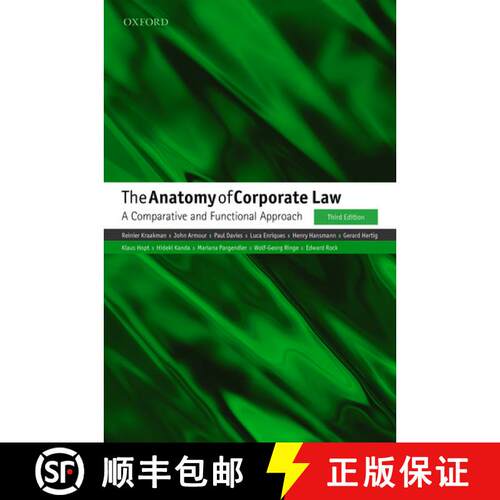 【3-4周达】精装 The Anatomy of Corporate Law: A Comparative and Functional Approach [9780198739630]