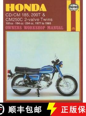 【3-4周达】Honda CD/CM 185, 200t & Cm250c 2-Valve Twins: 181cc - 194 CC - 234 CC. 1977 to 1985 [9781850103592]