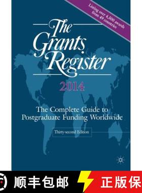 【3-4周达】The Grants Register 2014: The Complete Guide to Postgraduate Funding Worldwide (Thirty-Sec... [9780230392854]