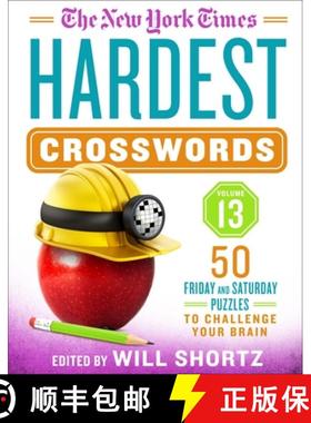 【3-4周达】The New York Times Hardest Crosswords Volume 13: 50 Friday and Saturday Puzzles to Challen... [9781250875747]