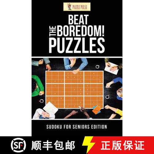 【3-4周达】Beat The Boredom! Puzzles : Sudoku for Seniors Edition [9780228206521]