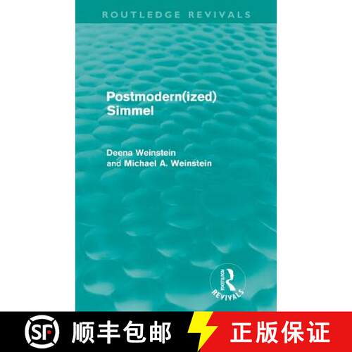 【3-4周达】POSTMODERNIZED SIMMEL (REV) RPD [9780415609265]