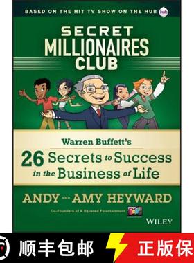 【3-4周达】秘密百万富翁俱乐部 Secret Millionaires Club: Warren Buffett'S 26 Secrets To Success In The... [9781118494592]