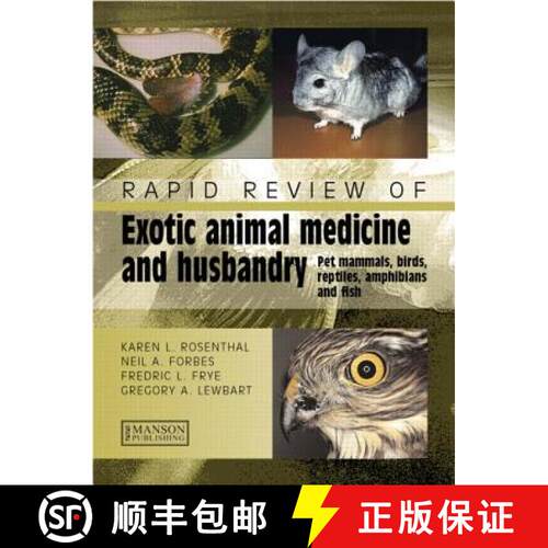 【3-4周达】Rapid Review of Exotic Animal Medicine and Husbandry: Pet Mammals, Birds, Reptiles, Amphib... [9781840760552]