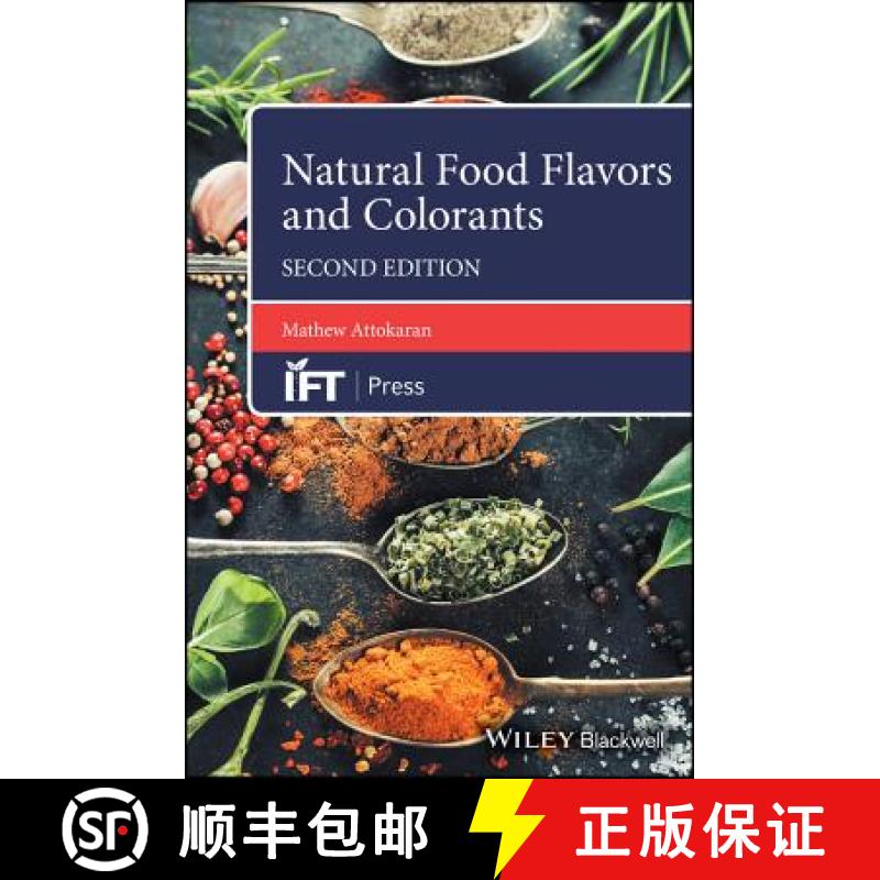 预订 Natural Food Flavors And Colorants, 2Nd Edition [Wiley食品] [9781119114765]