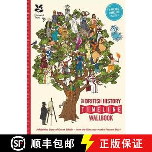 【3-4周达】British History Timeline Wallbook: Unfold the Story of Great Britain - from the Dinosaurs ... [9780993019920]