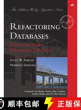 【3-4周达】Refactoring Databases [9780321774514]