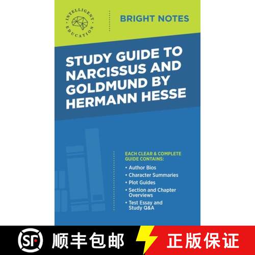 【3-4周达】Study Guide to Narcissus and Goldmund by Hermann Hesse [9781645422129]