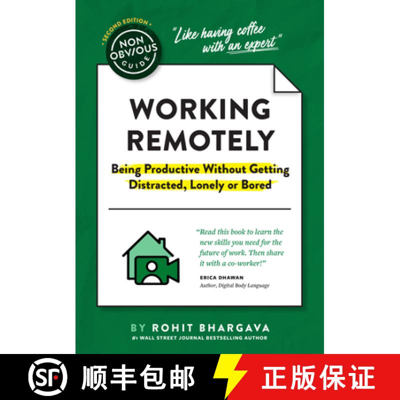 【3-4周达】The Non-Obvious Guide to Working Remotely (Being Productive Without Getting Distracted, Lo... [9781646870448]