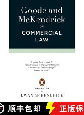 【3-4周达】Goode and McKendrick on Commercial Law : 6th Edition [9780141991887]