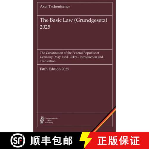 【3-4周达】The Basic Law (Grundgesetz) 2025: The Constitution of the Federal Republic of Germany (May... [9783695193653]