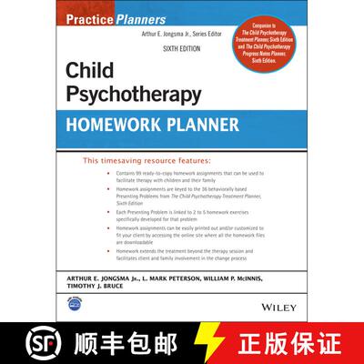 【3-4周达】Child Psychotherapy Homework Planner, 6th Edition (6th Edition) [9781119981619]