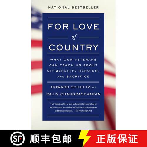 【3-4周达】For Love of Country: What Our Veterans Can Teach Us About Citizenship, Heroism, and Sacrifice [9781101872826]