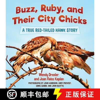【3-4周达】Buzz, Ruby, and Their City Chicks: A True Red-Tailed Hawk Story [9780996374743]