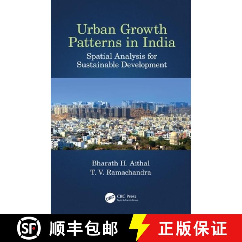 【3-4周达】Urban Growth Patterns in India: Spatial Analysis for Sustainable Development [9780367225216]