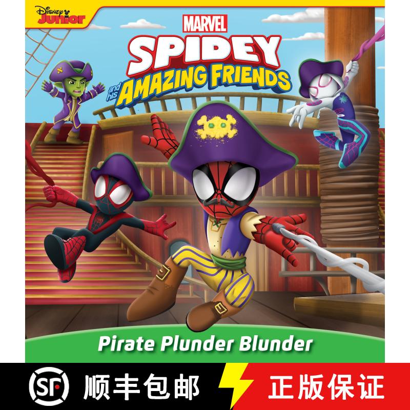 【3-4周达】Spidey and His Amazing Friends: Pirate Plunder Blunder: Pirate Plunder Blunder [9781368094412] - 实物图