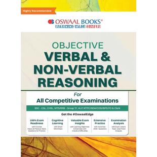 Non Chapter wis... 9789357287258 all Objective Reasoning Oswaal Examination for Verbal 4周达 Competitive