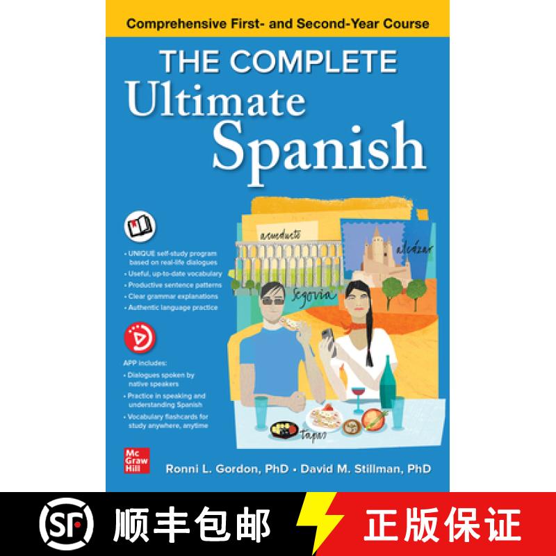 【2-3周达】The Complete Ultimate Spanish: Comprehensive First- And Second-Year Course [9781264259106]