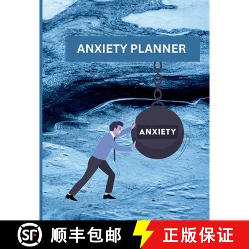 【3-4周达】Anxiety Planner: This anxiety planner is a tool used to help individuals manage symptoms o... [9781329620865]