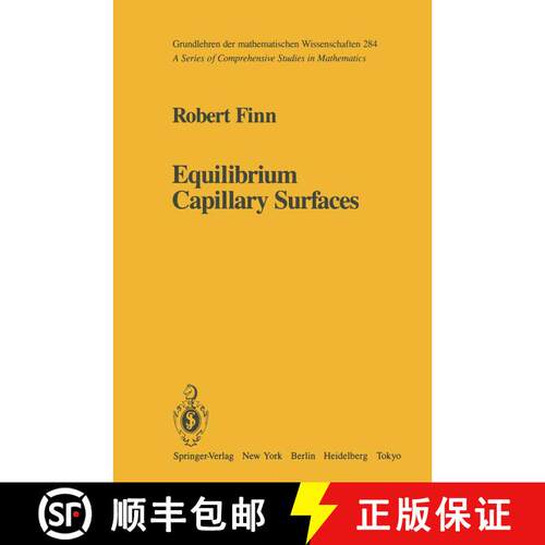 【3-4周达】Equilibrium Capillary Surfaces [9781461385868]