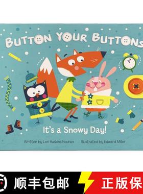 【3-4周达】Button Your Buttons: It's a Snowy Day! [9781680529548]