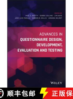 【3-4周达】Advances In Questionnaire Design, Development, Evaluation And Testing [Wiley统计学] [9781119263623]