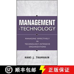 Effectively Technology Wile... Management Organizations 4周达 9780471415510 Intensive Managing