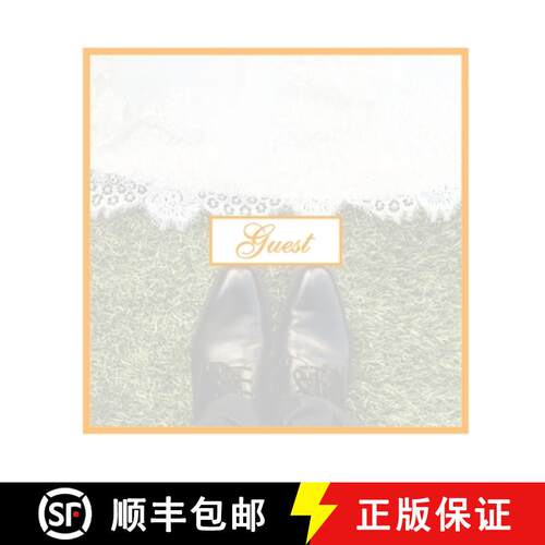 【3-4周达】精装 Wedding Guest Book: Hardcover Guestbook With 110 Pages 8.5 x 8.5 Sign In Memory Book ... [9781953987396]