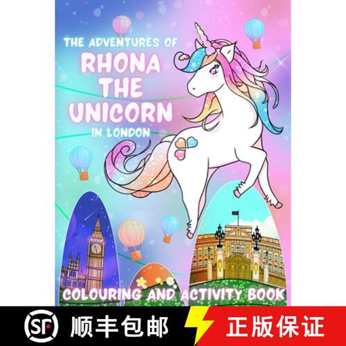 【3-4周达】The Adventures of Rhona The Unicorn in London. Colouring and Activity Book [9781527278813]