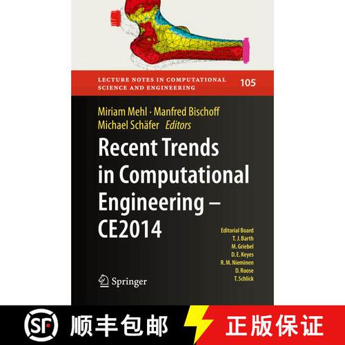 【3-4周达】精装 Recent Trends in Computational Engineering - CE2014 : Optimization, Uncertainty, Para... [9783319229966]