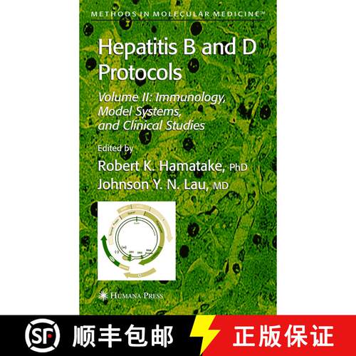 【3-4周达】精装 Hepatitis B and D Protocols: Volume 2: Immunology, Model Systems, and Clinical Studie... [9781588291080]