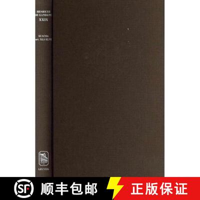 【3-4周达】精装 Henrici de Gandavo Summa (Quaestiones Ordinariae), Art. XLI-XLVI [9789061868750]
