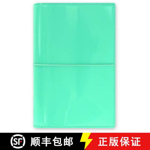 【3-4周达】Filofax Personal Domino Patent turquoise organiser [9781472618825]