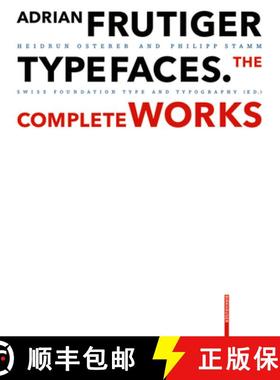 【3-4周达】Adrian Frutiger - Typefaces : Complete Works [9783035623628]