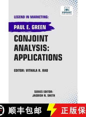 【3-4周达】Conjoint Analysis: Applications [9781636514727]