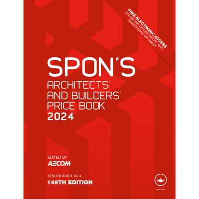 【4周达】Spon's Architects' and Builders' Price Book 2024 [9781032550084]