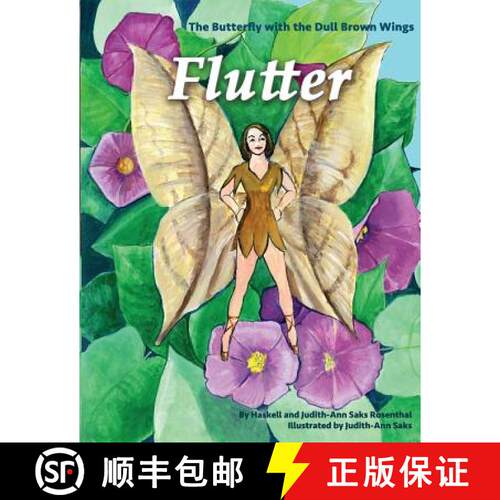 【3-4周达】Flutter the Butterfly with the Dull Brown Wings [9780996680219]