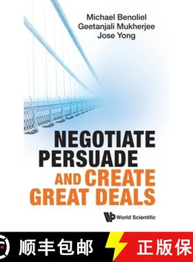 【3-4周达】Negotiate, Persuade and Create Great Deals [9789811225413]